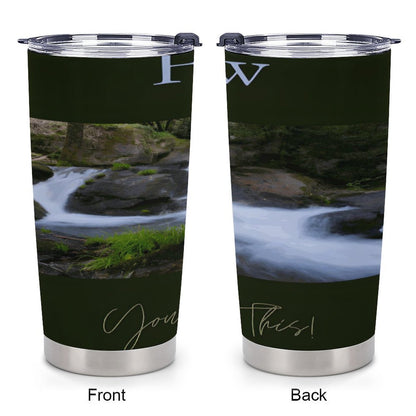 Car Travel Coffee Mug with Lid (All-Over Printing)