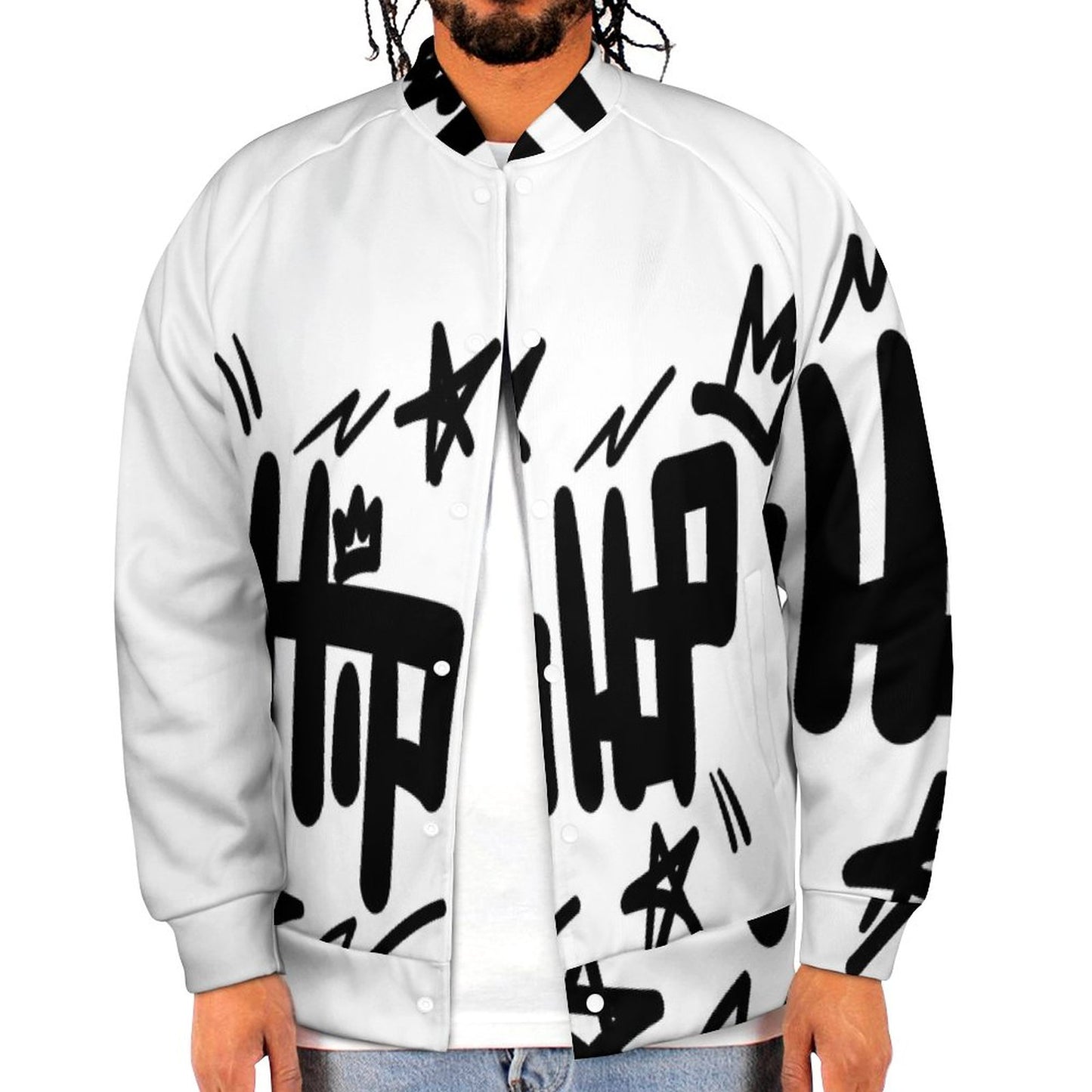Men's Baseball Jacket (All-Over Printing)