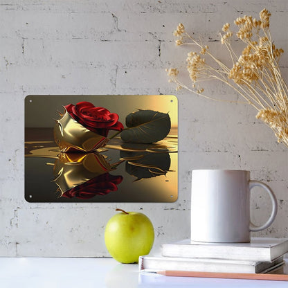 Horizontal Personalized Metal Wall Art Tin Sign-5.5"x7.9"/14x20cm