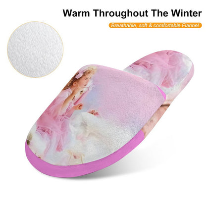 Flannel Children's Cotton Slippers (All-Over Printing)