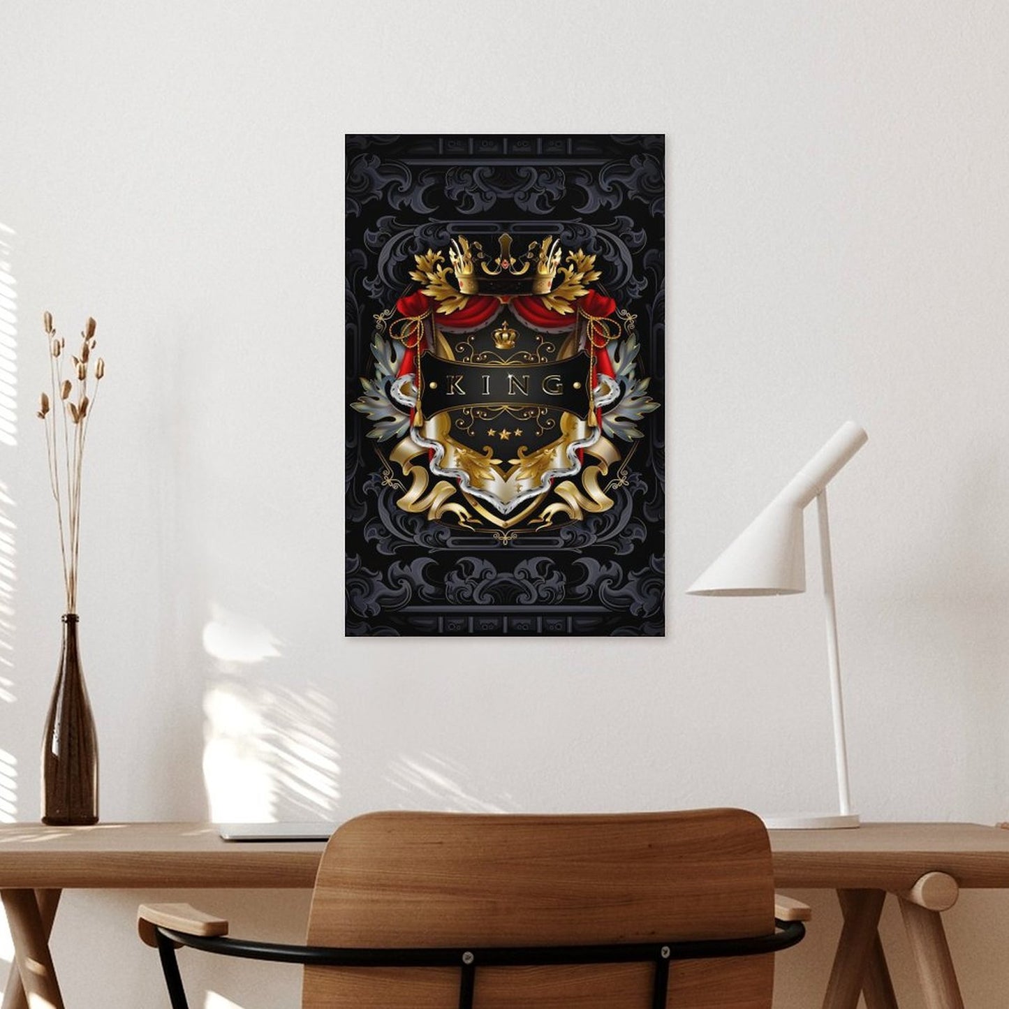 Framed Wooden Poster Hanging (Vertical 2:3)-8x12 inch
