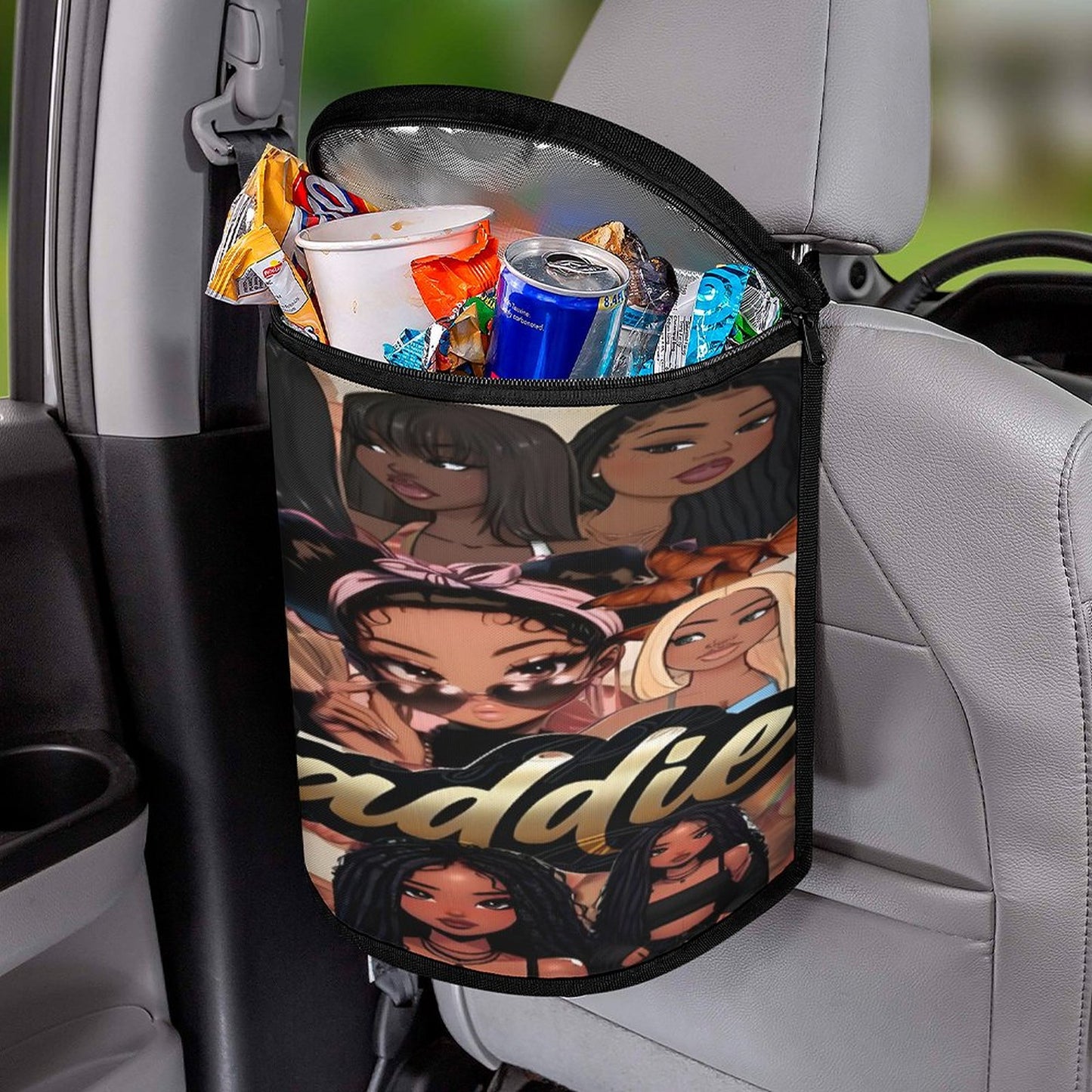 Collapsible Car Trash Bin