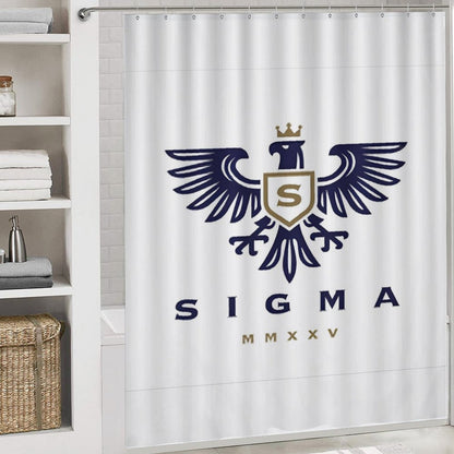 Shower Curtain Set with 3 Rugs