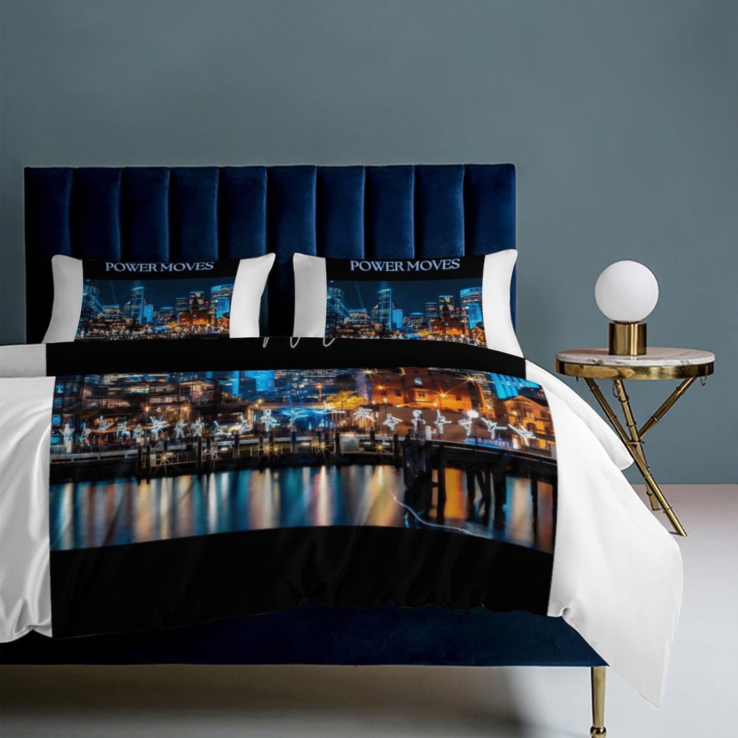 3-Piece Bedding Set-90"x90"/ 229x229cm (Dual-sided Printing)