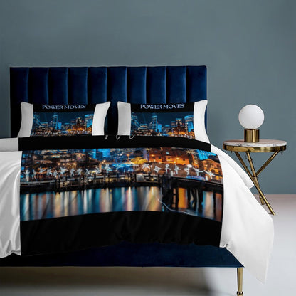 3-Piece Bedding Set-90"x90"/ 229x229cm (Dual-sided Printing)