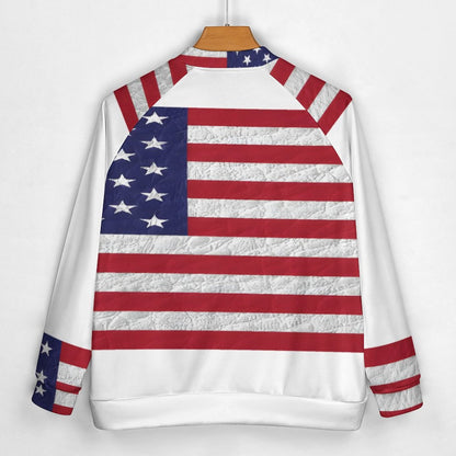 AMERICA Men's Baseball Jacket-2XS-6XL