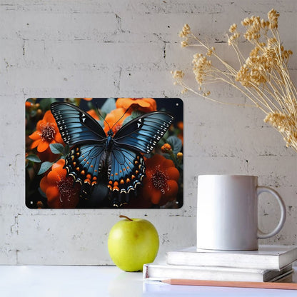 Horizontal Personalized Metal Wall Art Tin Sign-5.5"x7.9"/14x20cm