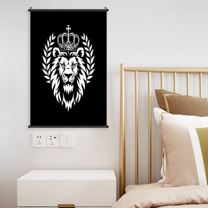 Canvas Hanging Poster with Scrolls-16"x24"/ 40x60cm-LION KING