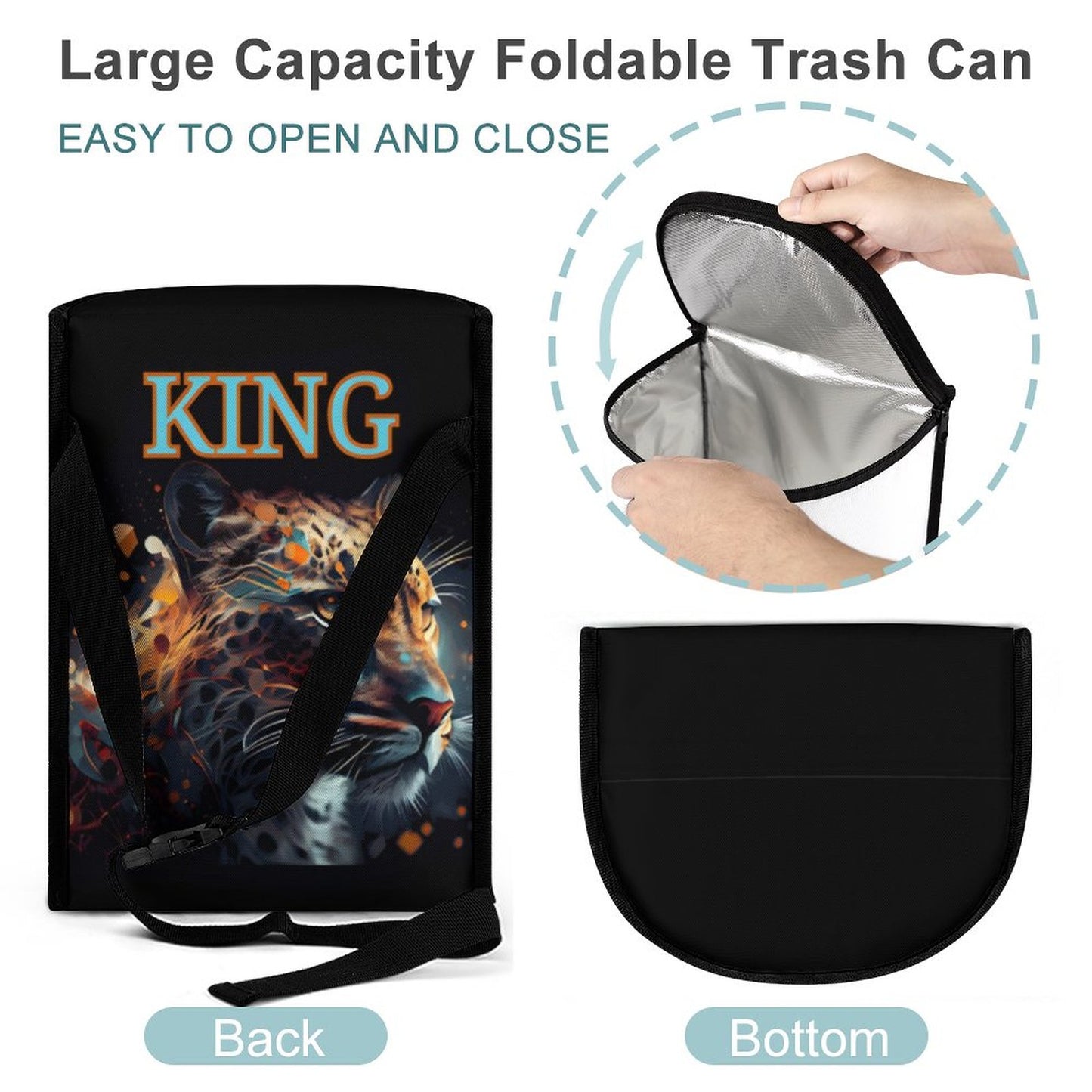 Collapsible Car Trash Bin