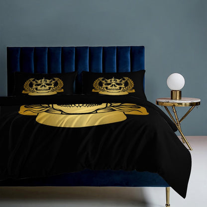 3-Piece Bedding Set-86"×70"/ 218×177cm (Dual-sideded Printing)