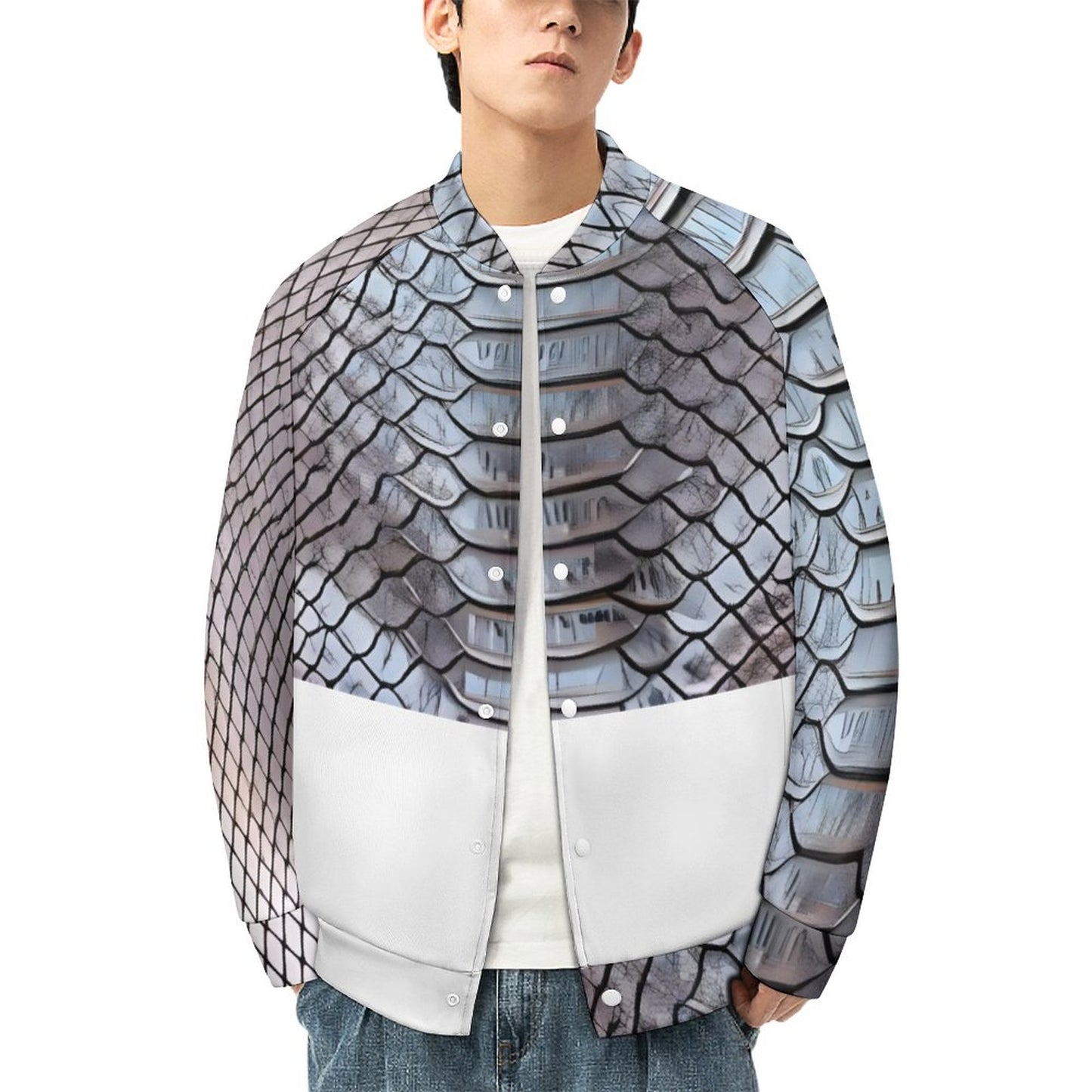Men's Baseball Jacket (All-Over Printing)