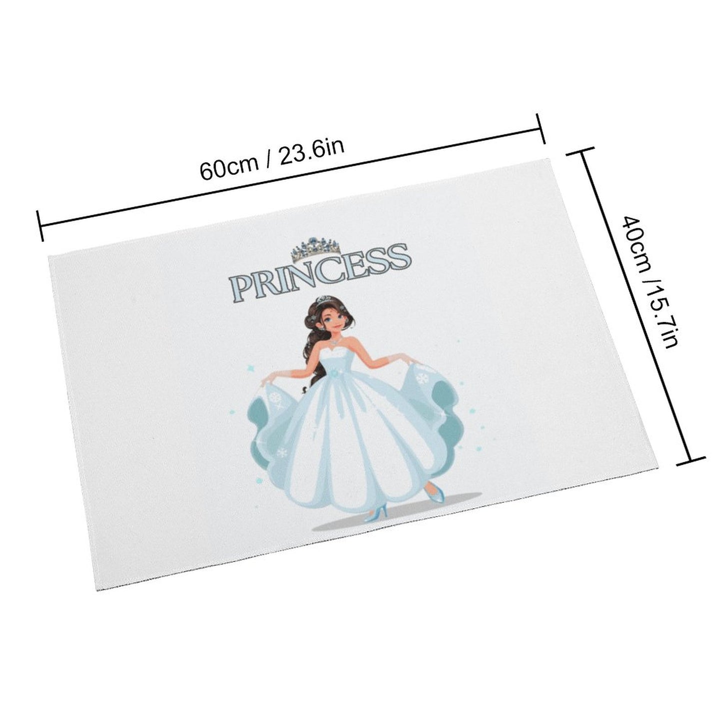 Crystal Velvet Bedroom Floor Mat