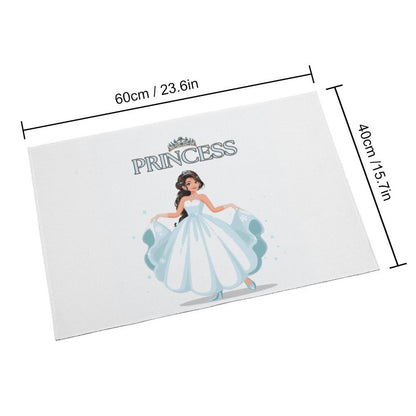 Crystal Velvet Bedroom Floor Mat