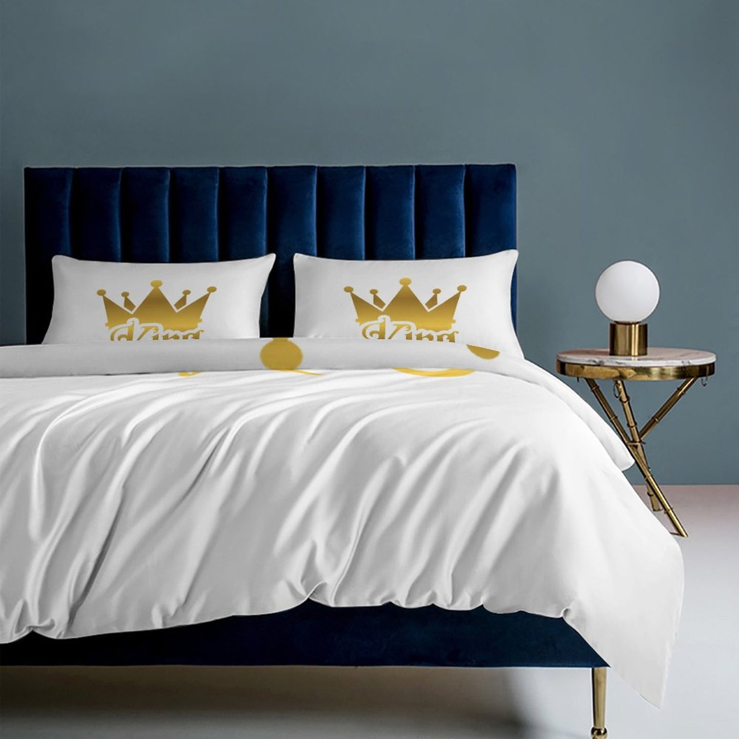 3-Piece Bedding Set-86"×70"/ 218×177cm (Dual-sidede Printing)