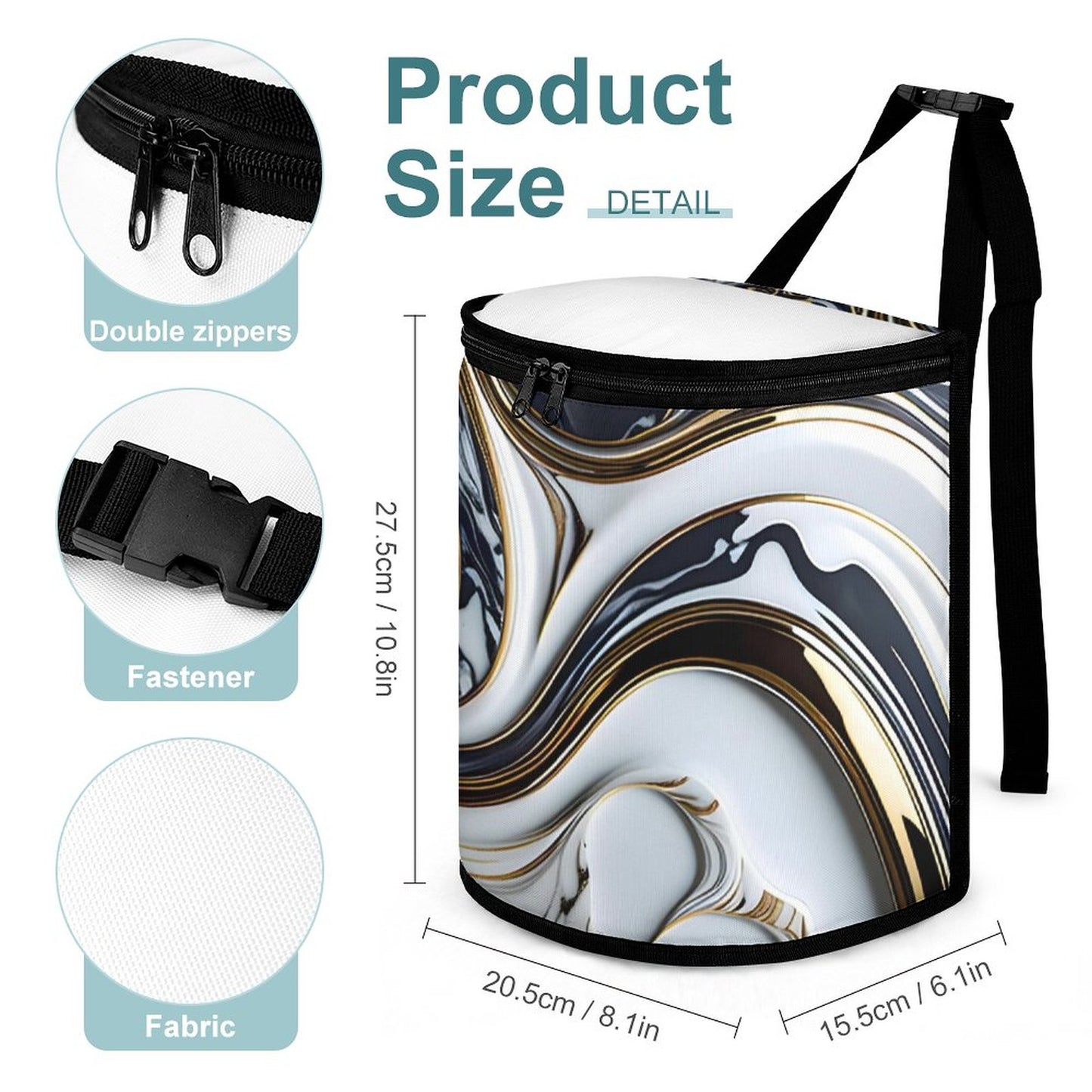 Collapsible Car Trash Bin