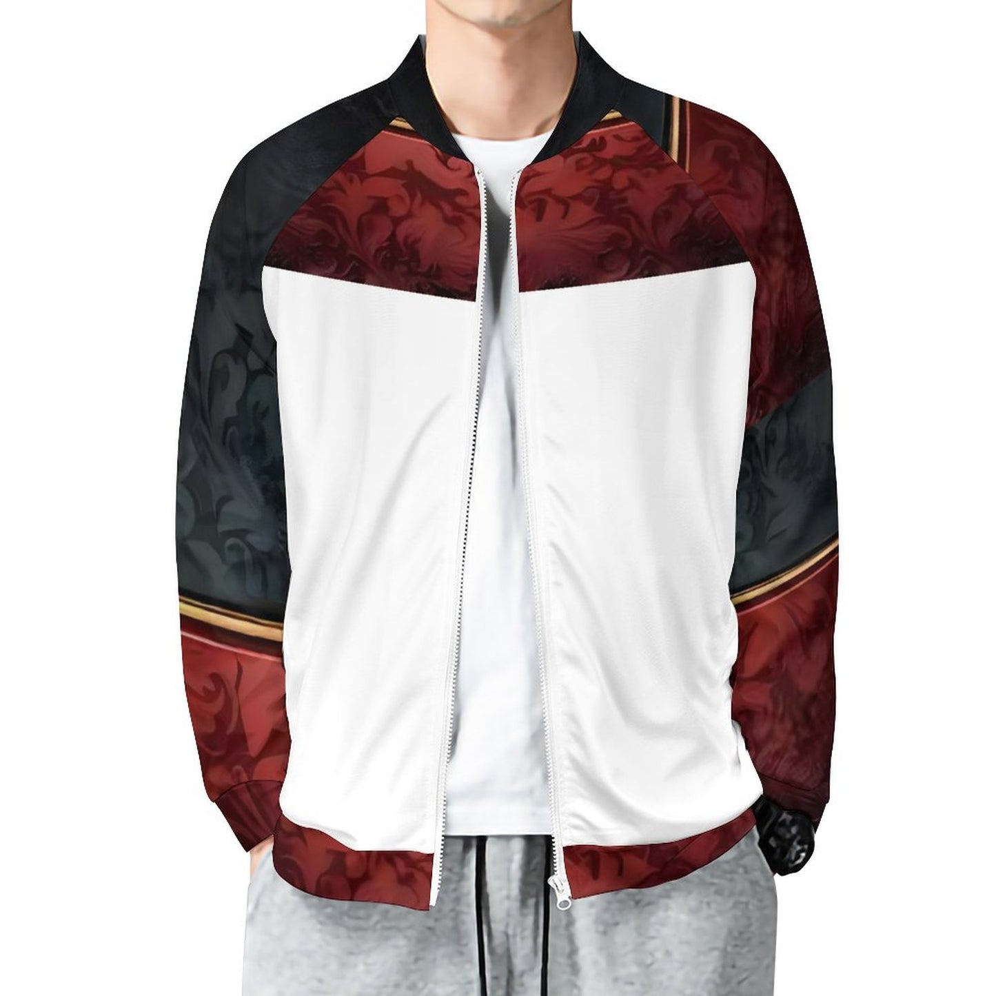 Raglan Zip-up Shirt WY10 (All-Over Printing)
