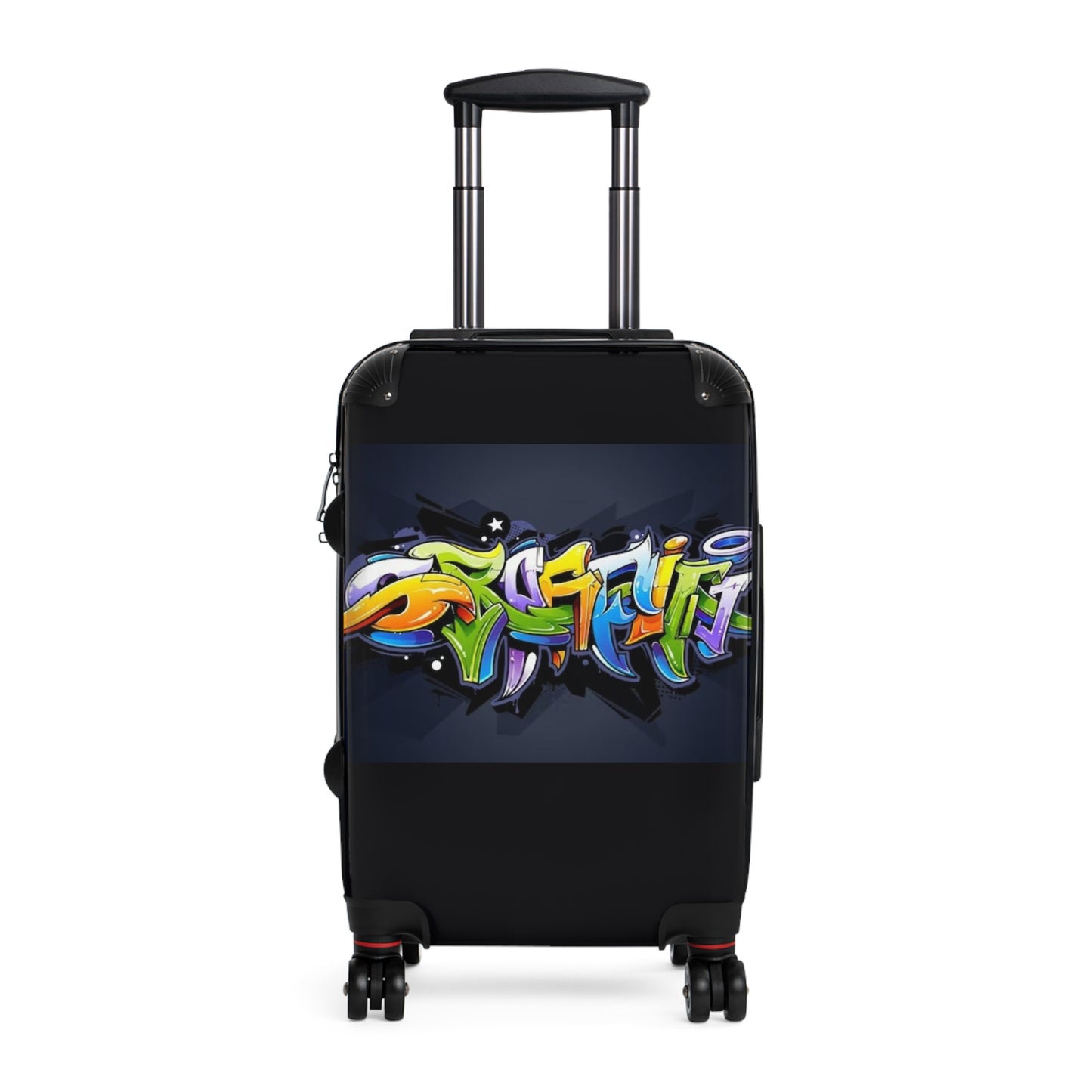 COLORFUL GRAFFITI Suitcase-SMALL, MEDIUM, LARGE (with lock/4 double swivel wheels/inner pockets)