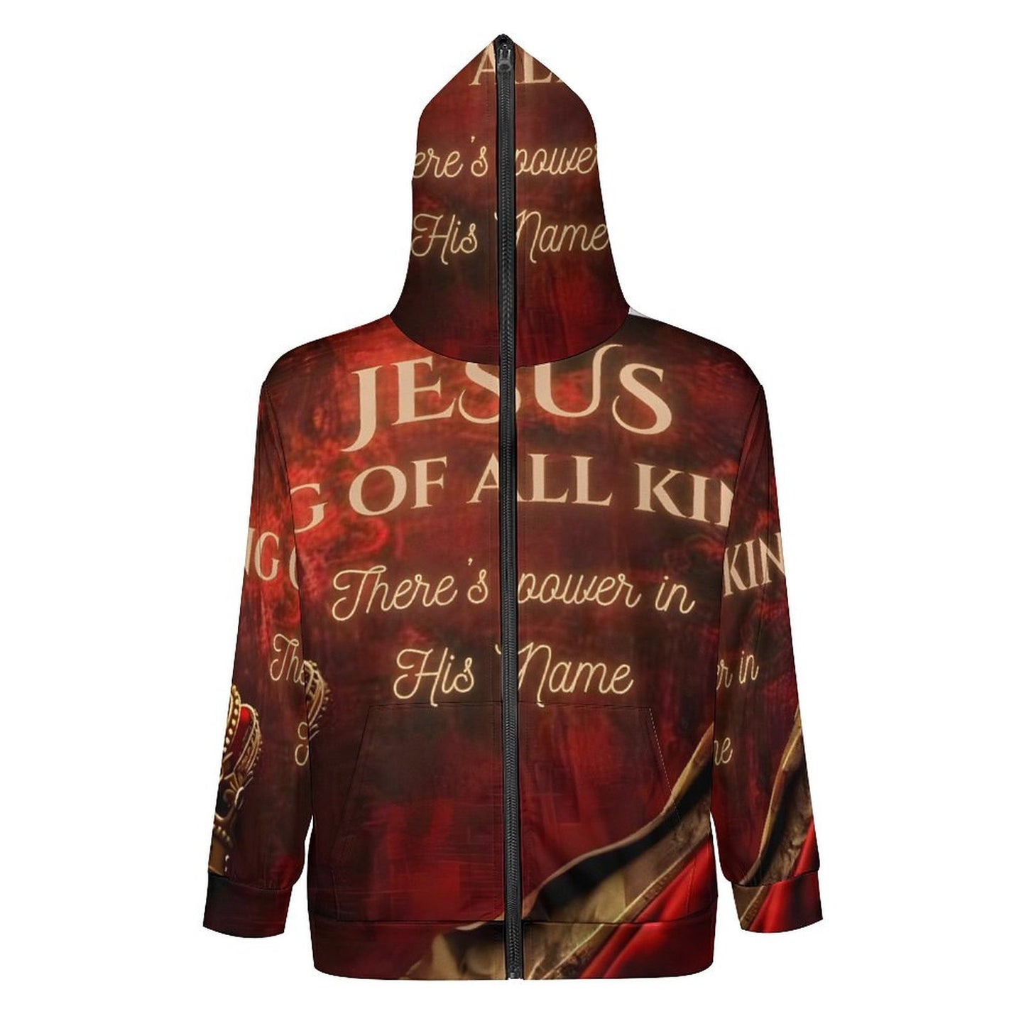 230gsm Custom Zip up Hoodie(All-Over Printing)