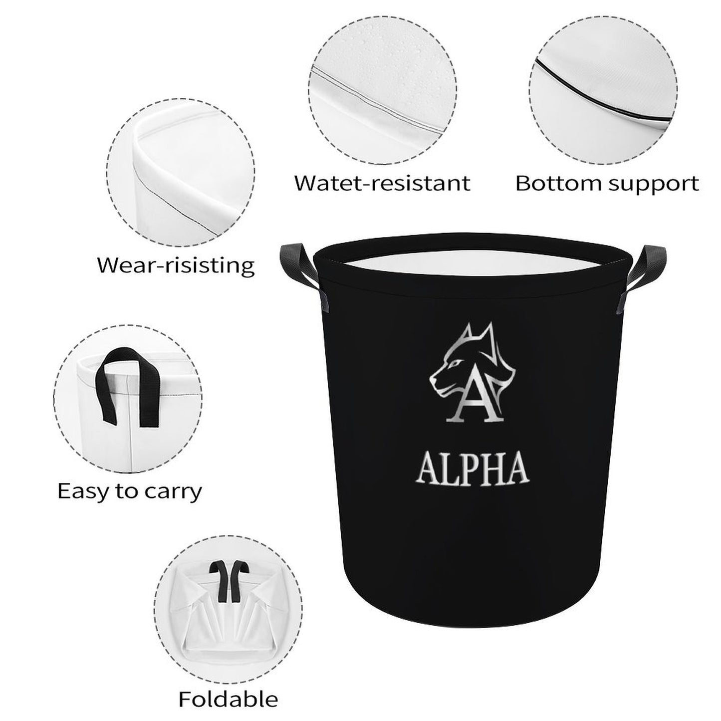 Oxford Collapsible Laundry Basket