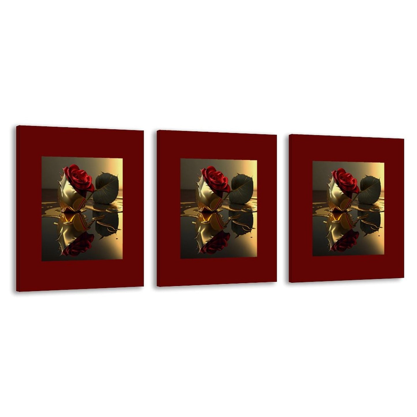 Vertical Colorful Framed Wall Art-3:4 Aspect Ratio(One-sided Printing)