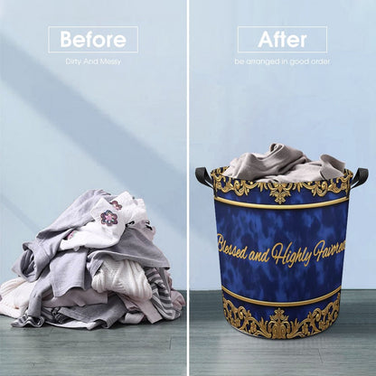 Oxford Collapsible Laundry Basket