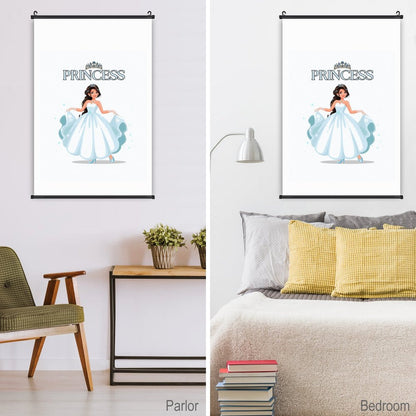 Canvas Hanging Poster with Scrolls-16"x24"/ 40x60cm