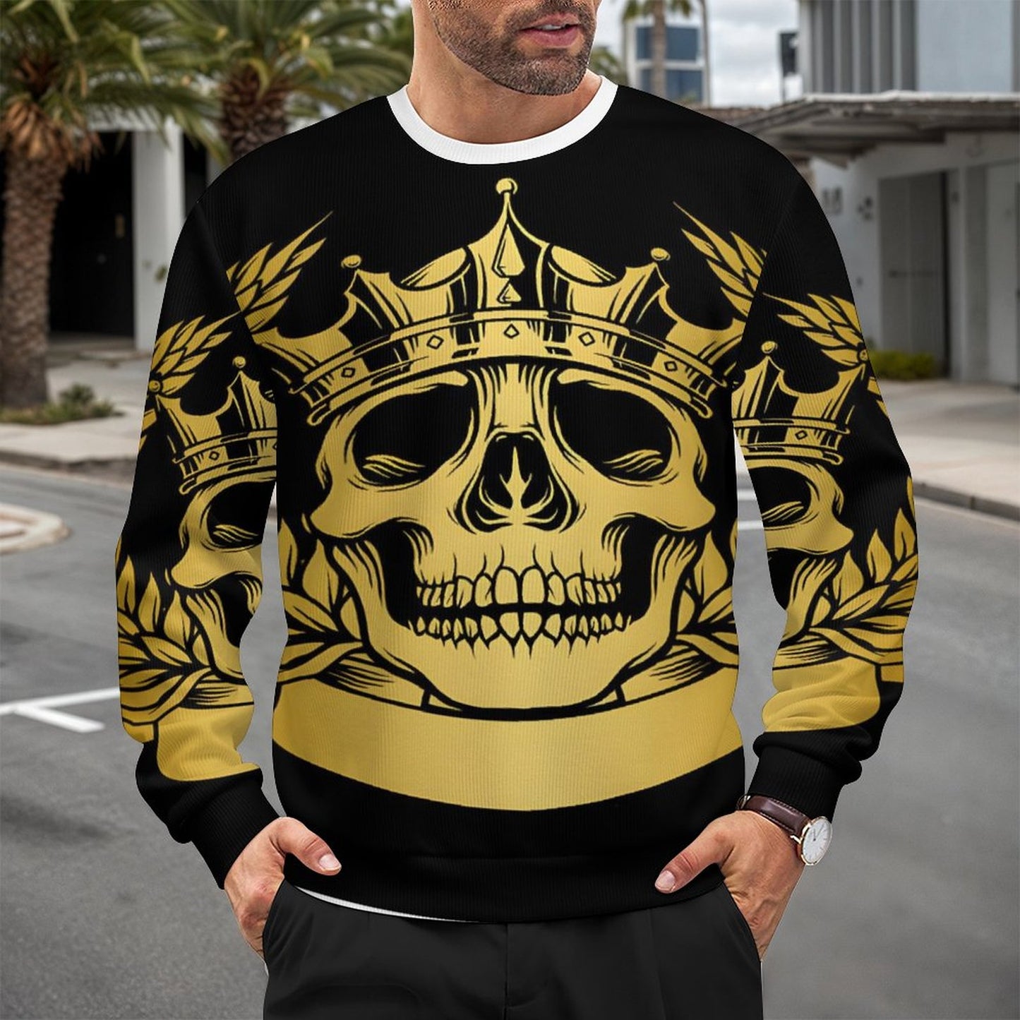 270gsm Oversized Pullover Sweater(All-Over Printing)