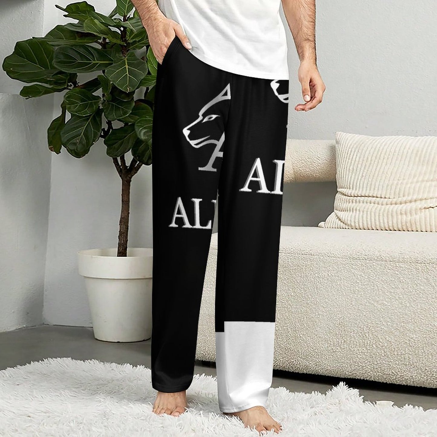 Men's Home Pajamas Pants EEP (All-Over Printing)