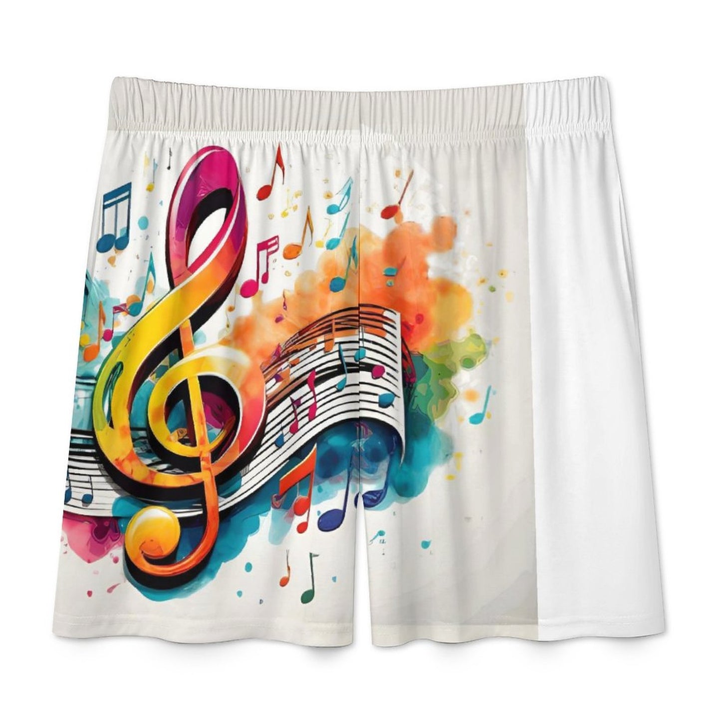 MUSIC GRAFFITI Lounge Shorts for Men-SMALL-5XL