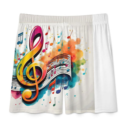 MUSIC GRAFFITI Lounge Shorts for Men-SMALL-5XL