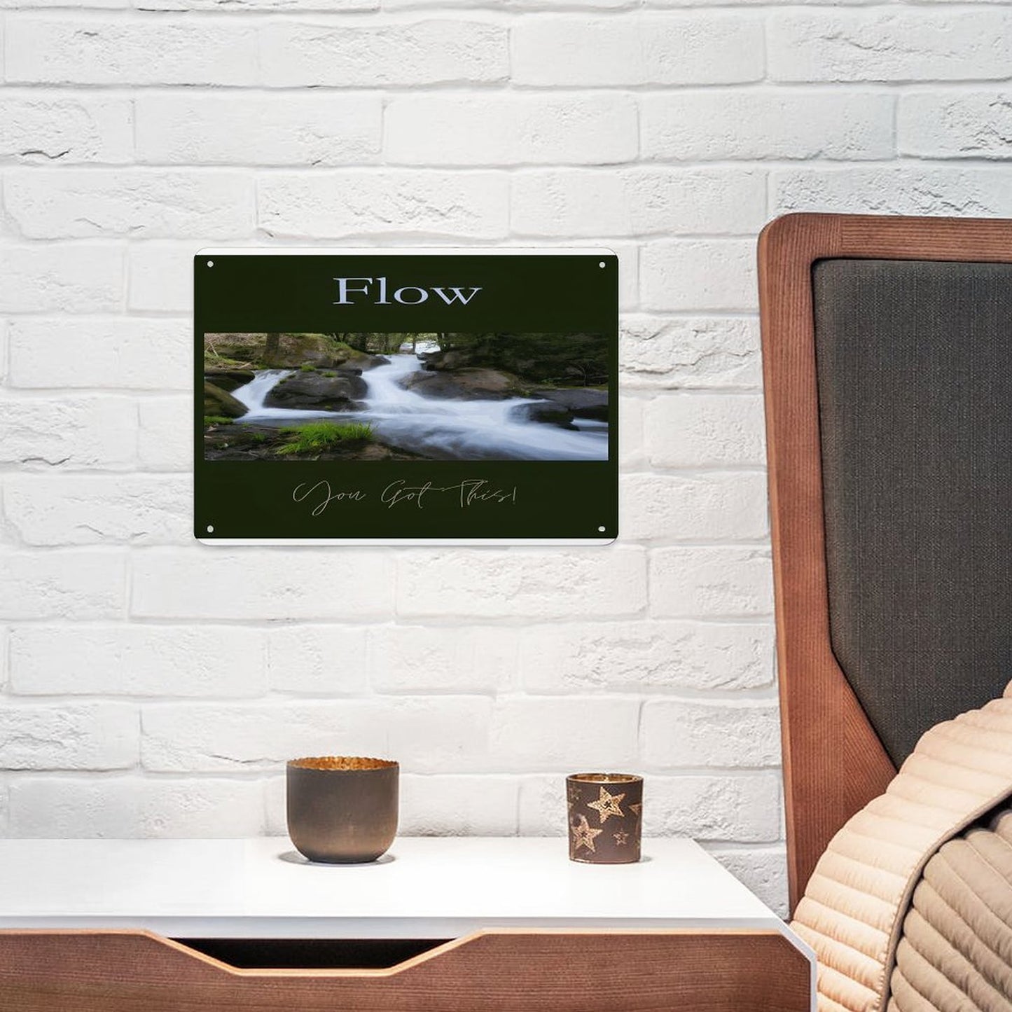 Horizontal Personalized Metal Wall Art Tin Sign-5.5"x7.9"/14x20cm