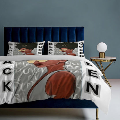 3-Piece Bedding Set-86"×70"/ 218×177cm (Dual-sideded Printing)-TWIN/TWIN XL