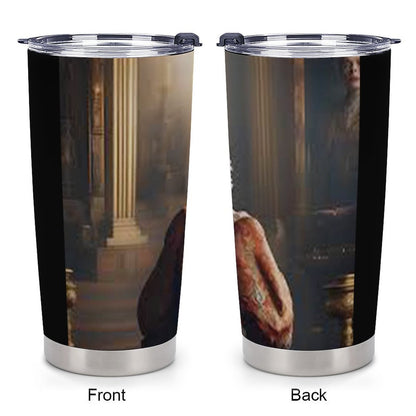 Car Travel Coffee Mug with Lid (All-Over Printing)