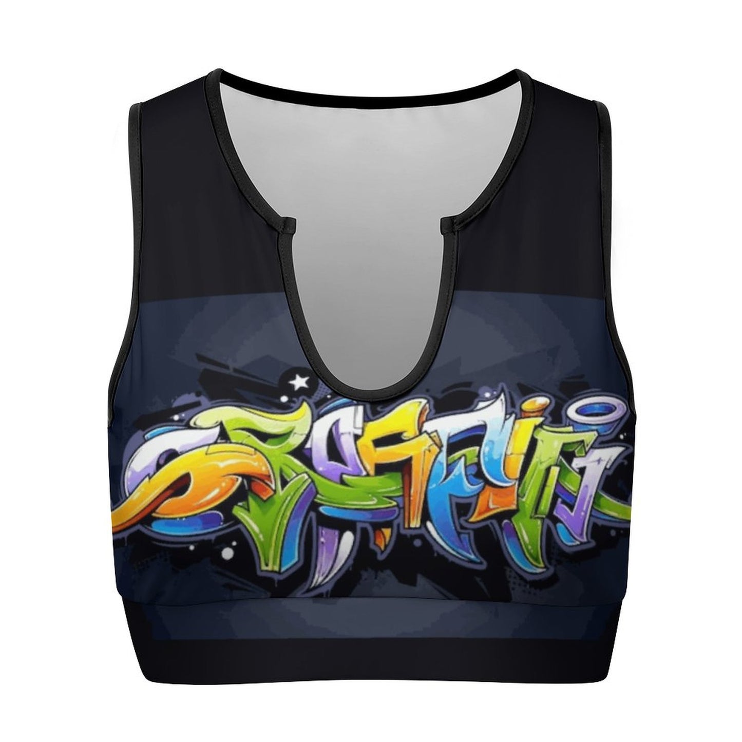 COLORFUL GRAFFITI Yoga Tank Top