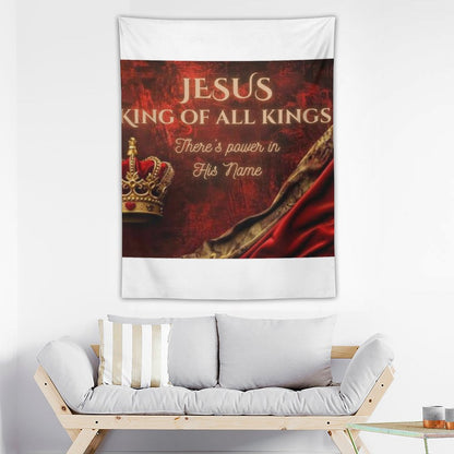 Wall Art with Vertical Tapestry