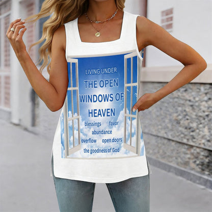 200gsm Square Neck Tank Top(All-Over Printing)
