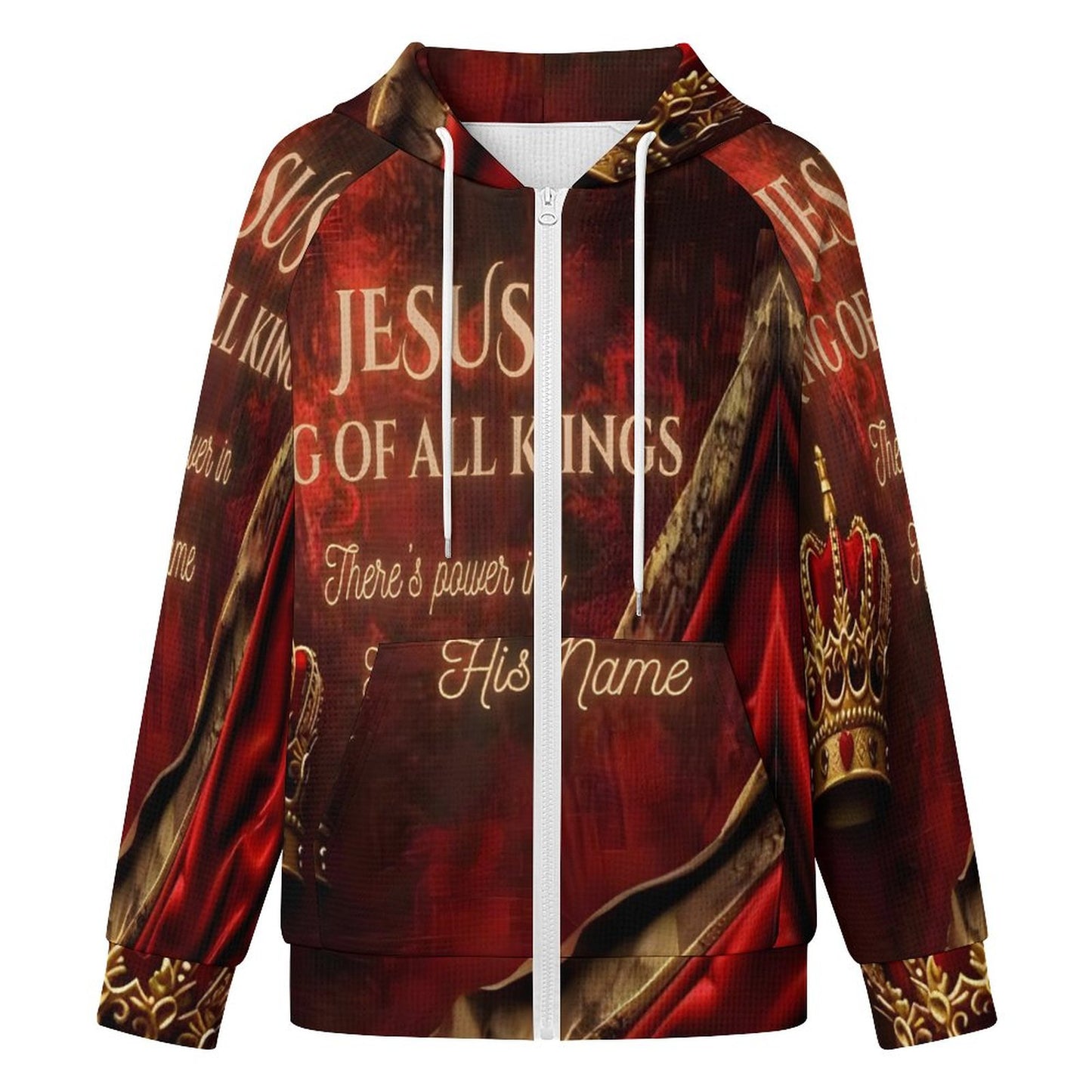 220gsm Hoodie Zipper Sweater(All-Over Printing)