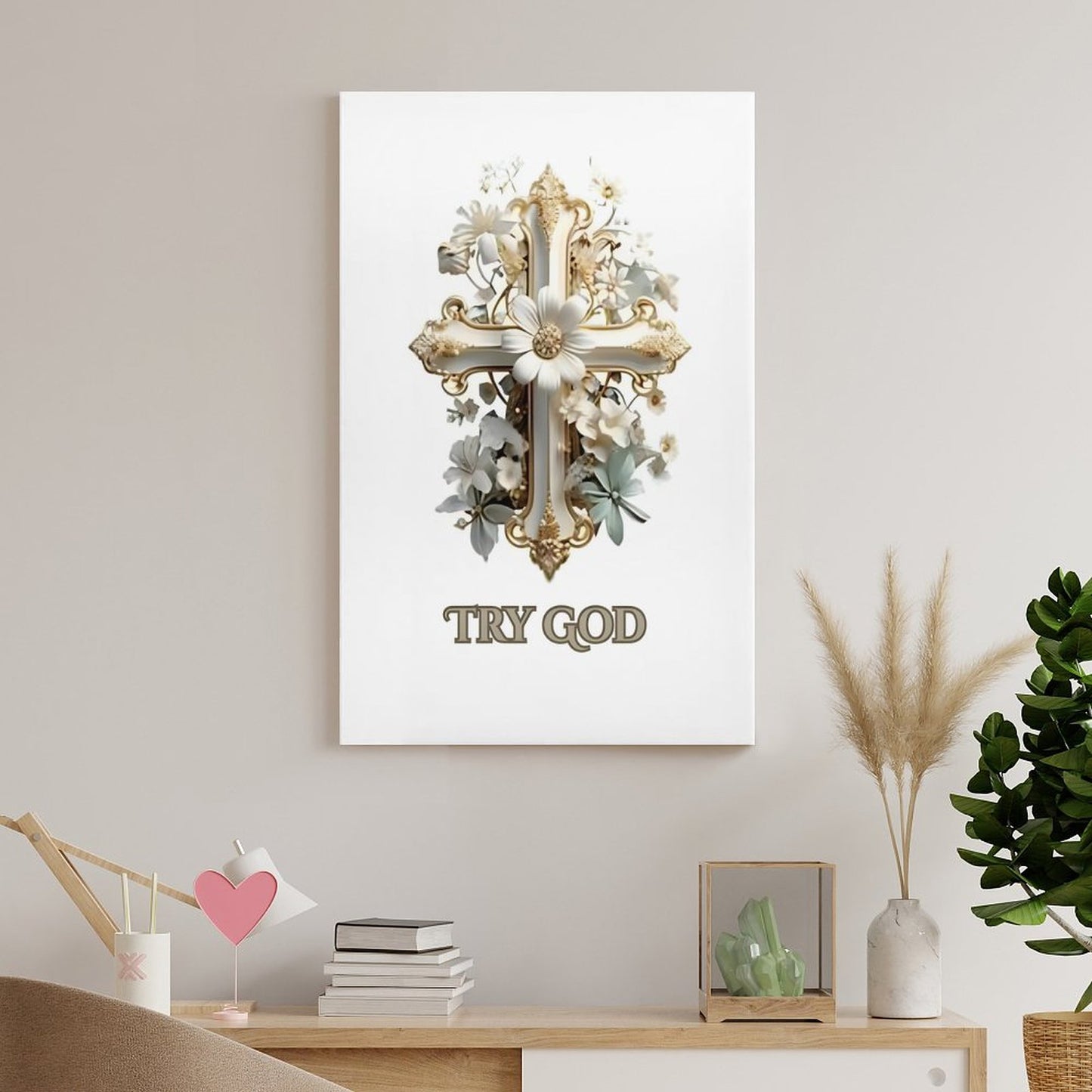 Unframed Art Prints (Vertical 2:3)-8x12 inch/12x18 inch-TRY GOD