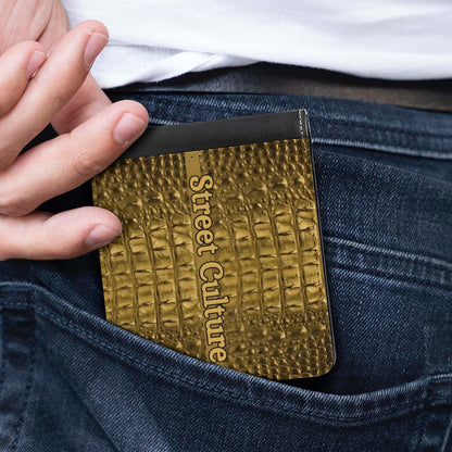 STREET CULTURE Alligator Leather Wallet