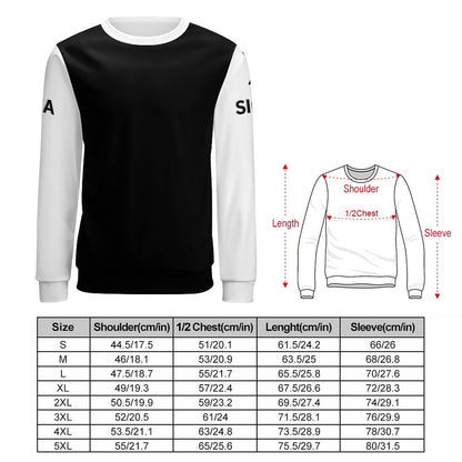 250gsm Round Neck Men's Sweatshirt 4T35 (All-Over Printing)