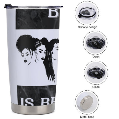 Car Travel Coffee Mug with Lid (All-Over Printing)