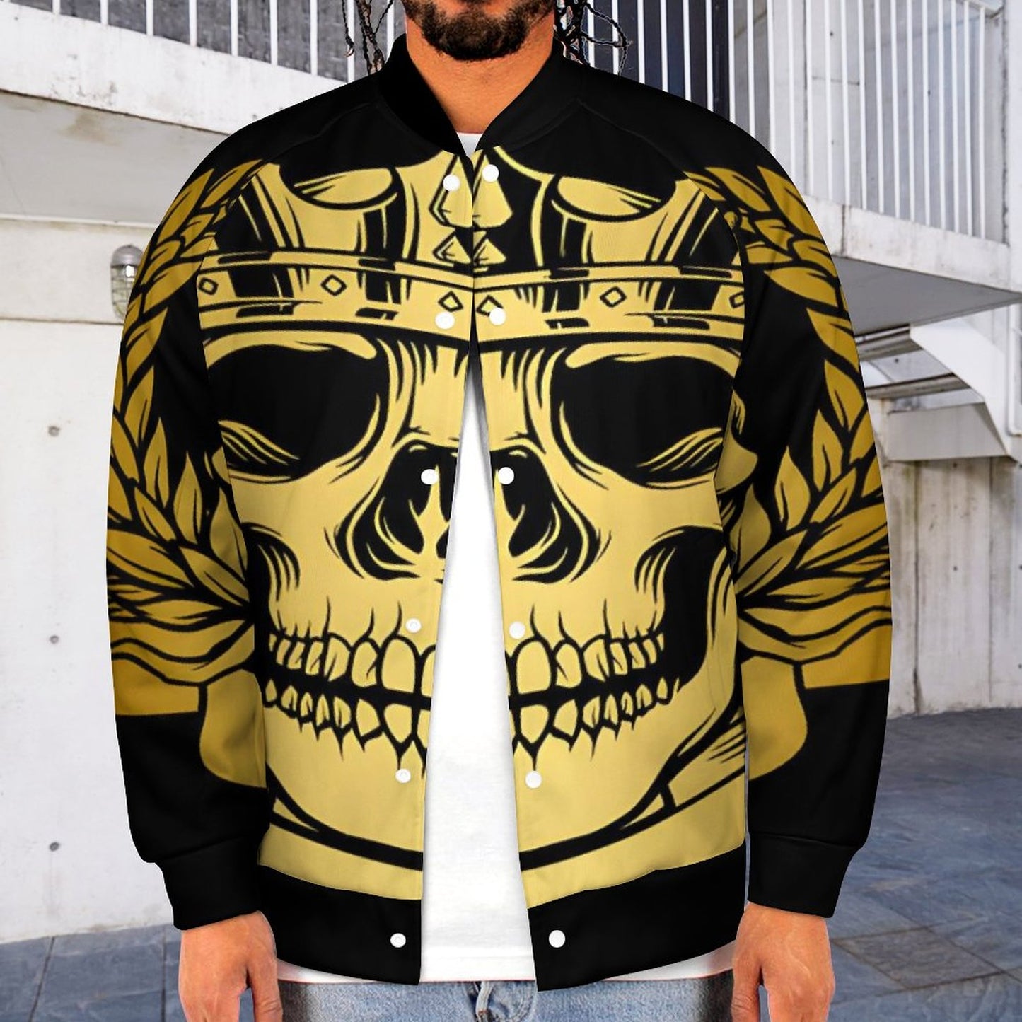 Men's Baseball Jacket (All-Over Printing)