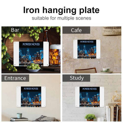 Horizontal Personalized Metal Wall Art Tin Sign-5.5"x7.9"/14x20cm