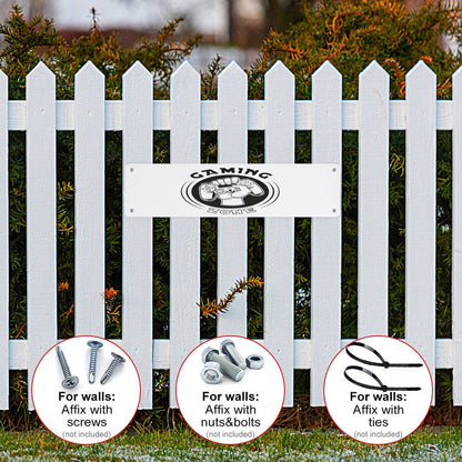 Slim Metal Tin Sign