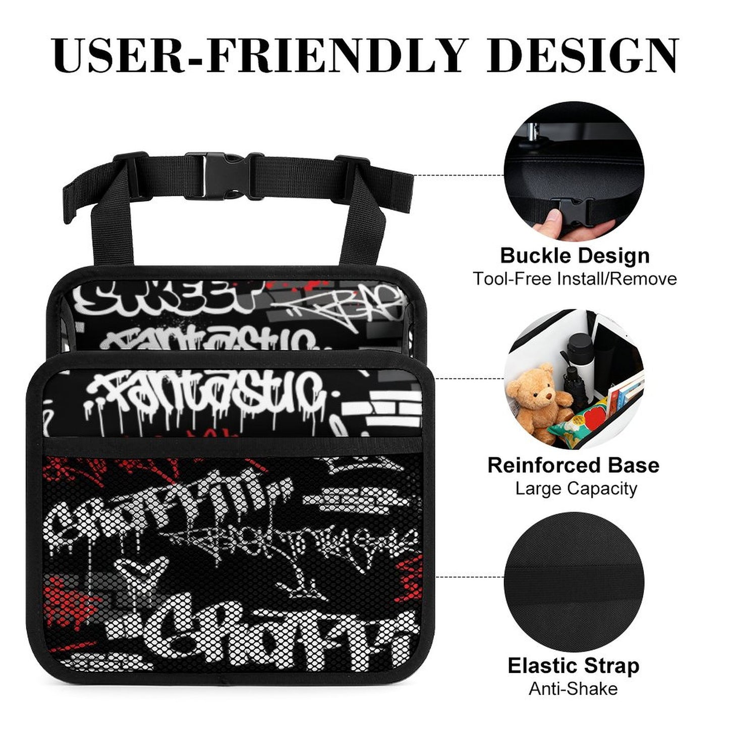Car Seat Storage Bag(All-Over Printing)