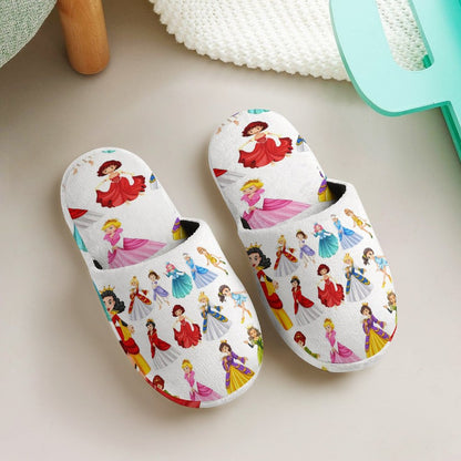 Flannel Children's Cotton Slippers (All-Over Printing)