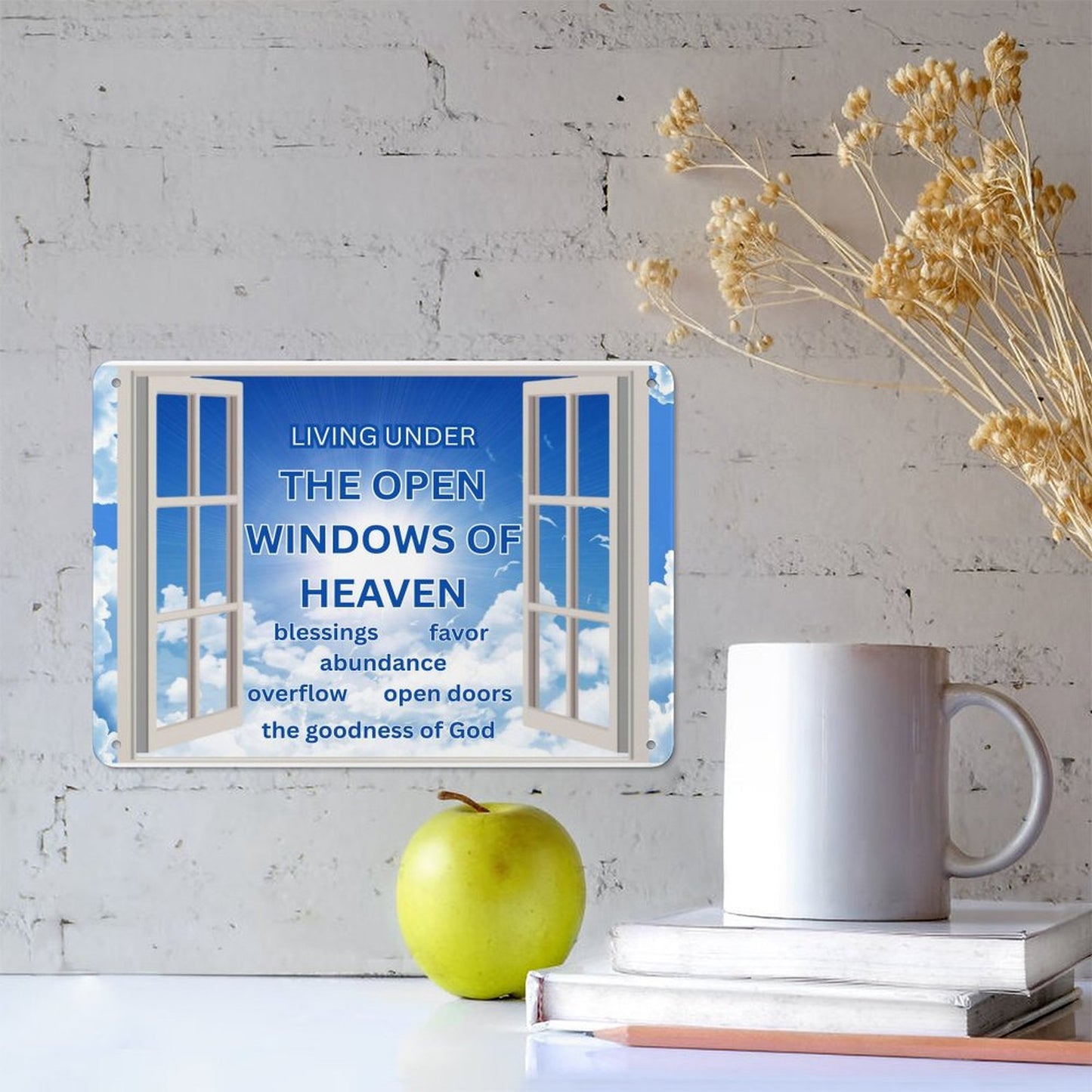 Horizontal Personalized Metal Wall Art Tin Sign-5.5"x7.9"/14x20cm