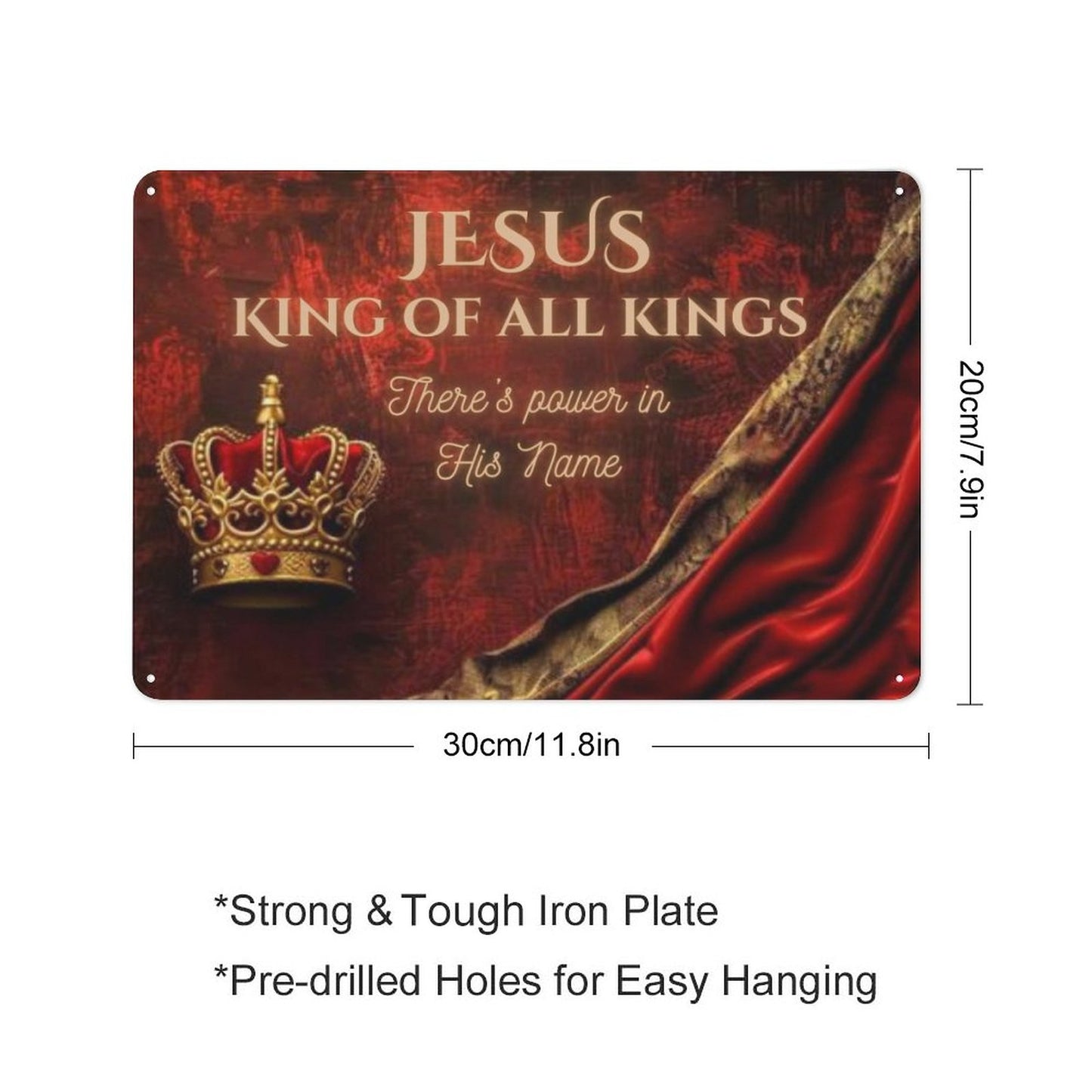 Horizontal Vintage Metal Sign-7.9"x11.8"/ 20x30cm
