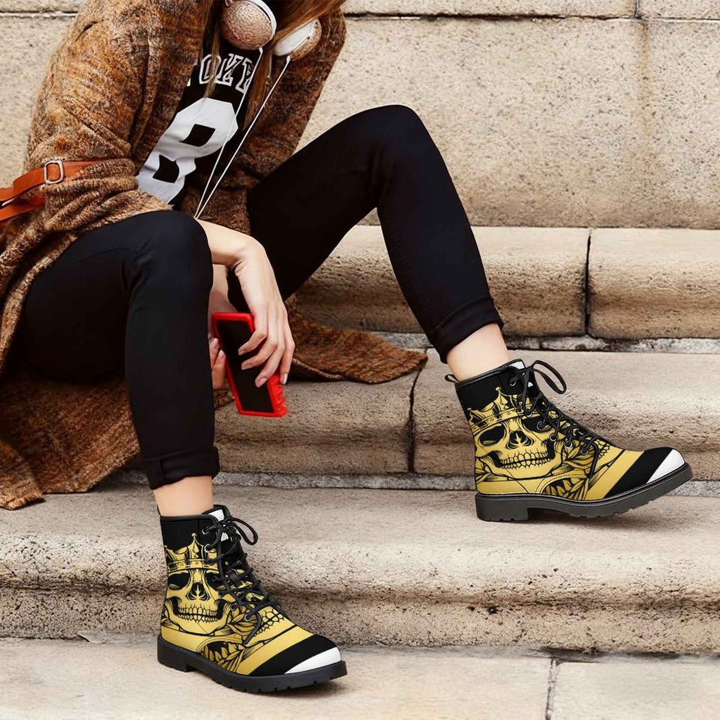 Unisex Martin Boots(All-Over Printing)