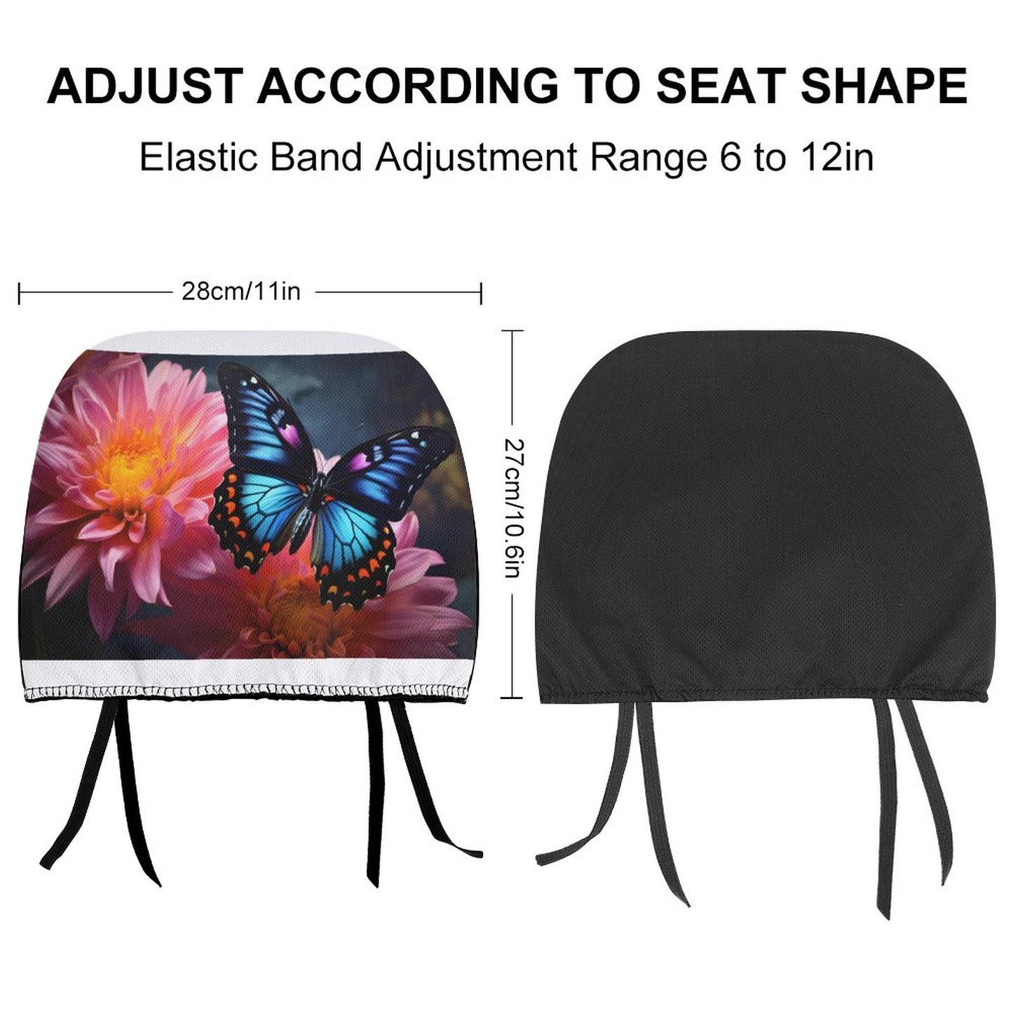Custom Car Headrest Covers